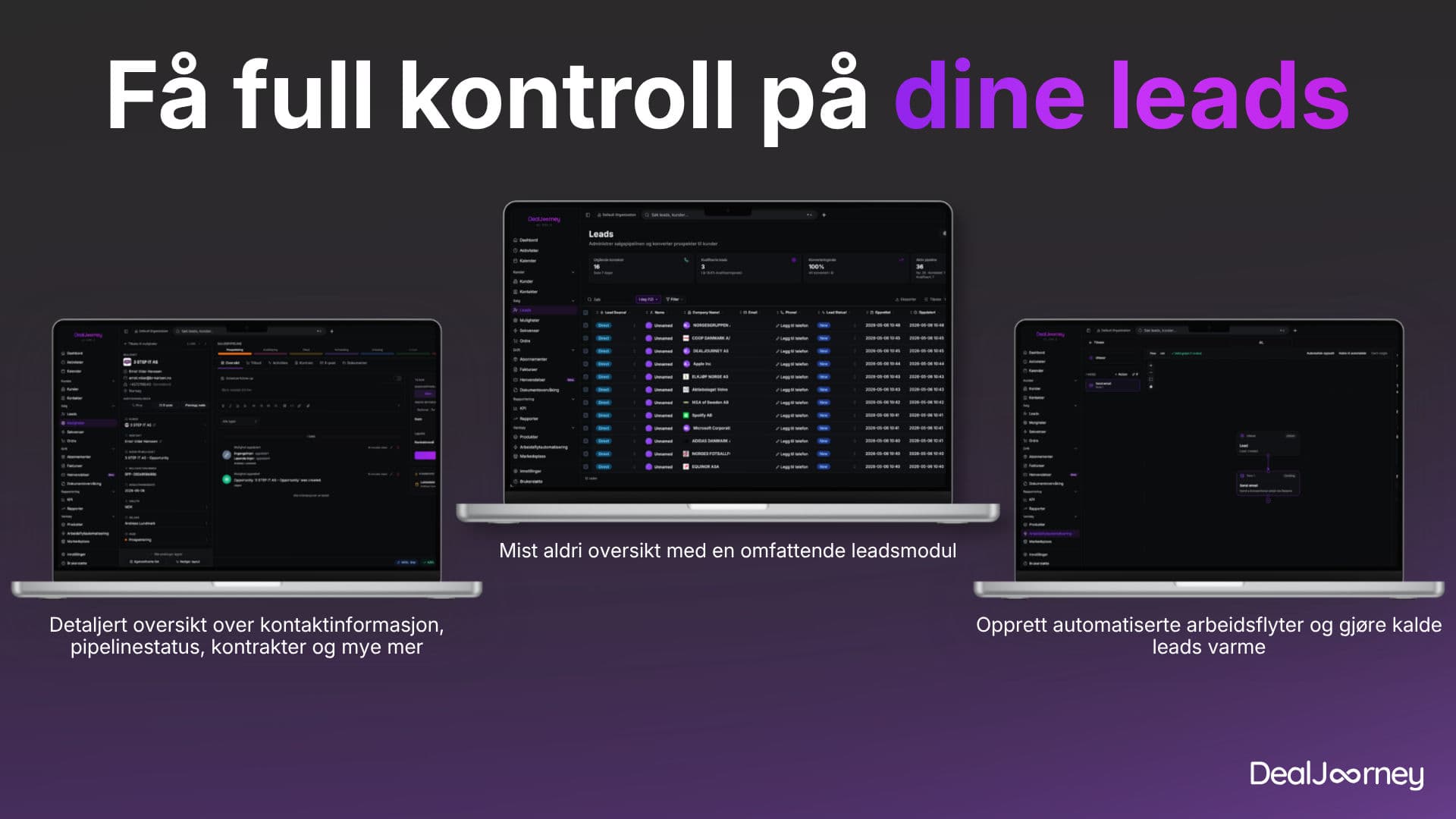 DealJourneyCRM skärmdump 7