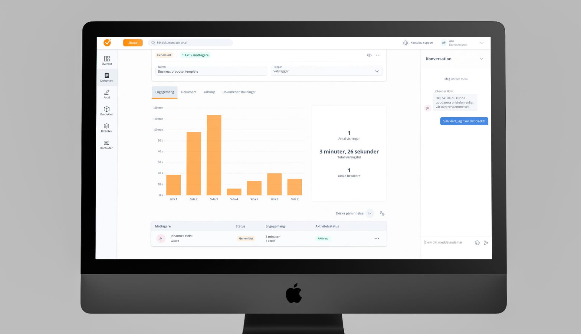 getaccept - analytics