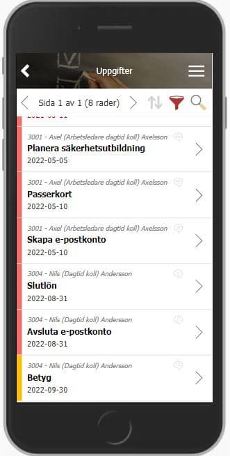 Kontek hrm employee - mobile uppgifter