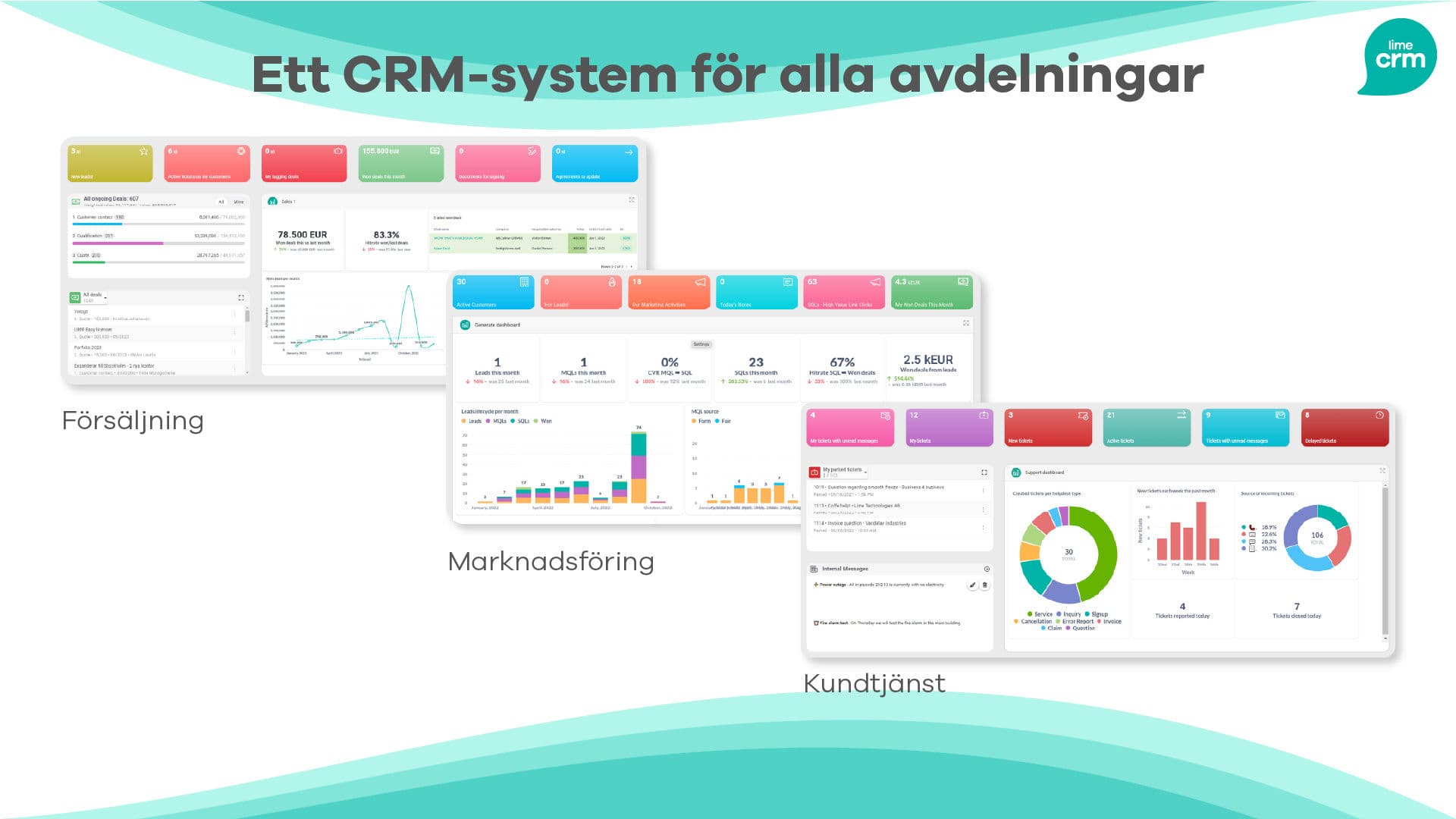 Lime CRM skärmdump 14