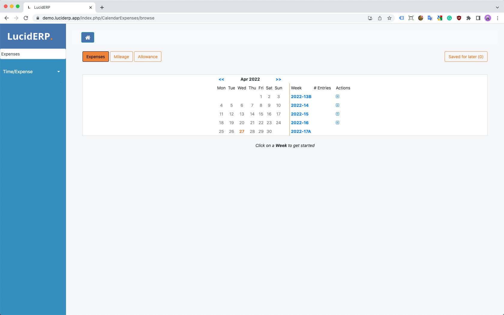 lucid-erp - web expenses