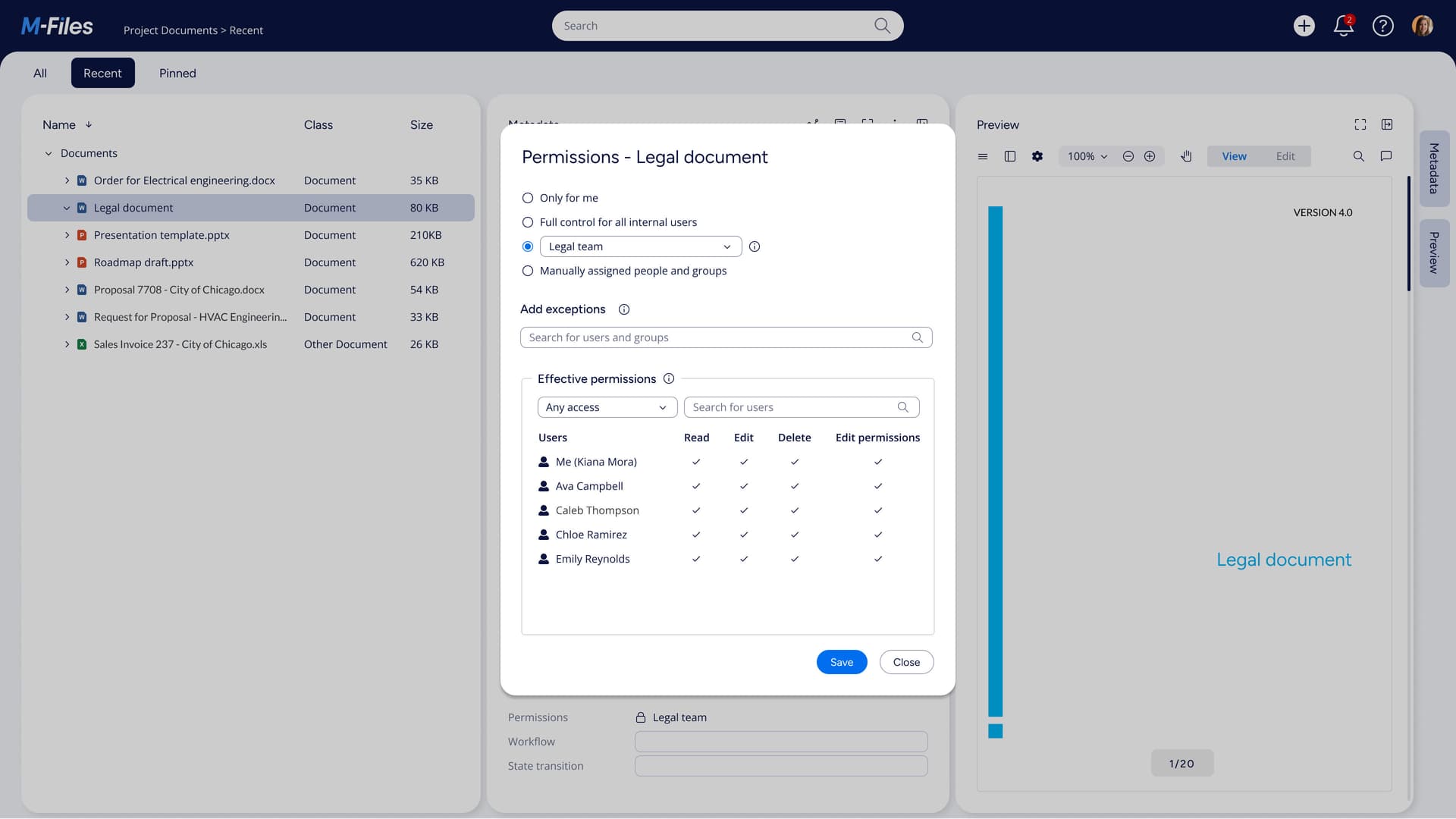 Web - Permissions