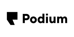 Podium Webchat logotyp